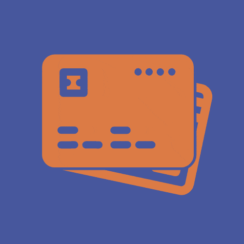 credit card bank solid
